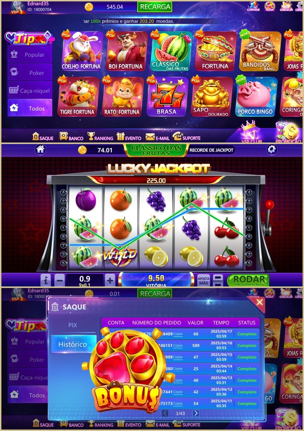 Lucky Fruits